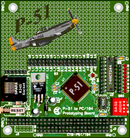 [CYB-P51/104 Board Photo]